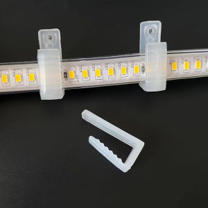 Đa Năng 8-20 Mm Dây Đèn LED Chốt Cố Định Kẹp Nhựa Giá Đỡ Kết Nối Cho 2835 COB Đèn Neon Phụ Kiện Gắn