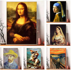 Mona Lisa Van Gogh Picasso Famous Art Jigsaw Puzzle 500 1000 1200pcs For Adults Home Decor Gift Brain Teaser Family Game