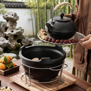 jeagutt | Indoor Outdoor Traditional Charcoal Clay Grill for Tea and Fire