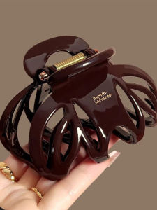 V.C.I | Elegant Versatile Wide Pumpkin Hair Claw for Thick Hair
