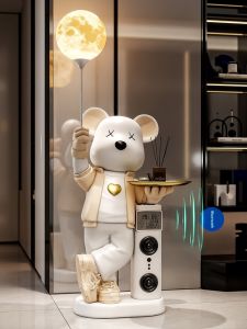 ZHISHUGE | Violent Bear Large Moon Light Decor
