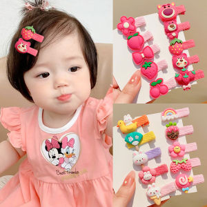 Korean Style Baby Girl Hair Clips No Damage Hair Accessories Infant Toddler Headwear Cute Baby Sweat Hair Clip BB Headband