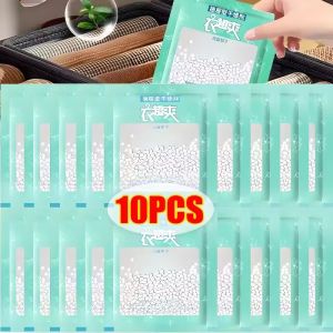 10PCS Moisture Absorber Hanging Bag Drawer Moisture-proof Dehumidifier Bag Wardrobe Antihumidity Bag Cabinet Prevent Mildew Desiccant