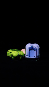 หูฟังไร้สาย Bluetooth หูฟังบลูทธ บลูทูธเบสหนัก เสียงดีมาก กล่องชาร์จแบบใส กันน้ำ สําหรับโทรศัพท์