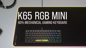Corsair K65 RGB MINI 60% Mechanical Gaming Keyboard - CHERRY MX SPEED