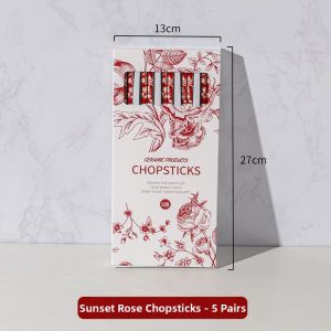 Aesthetic Chinese Style Ceramic Chopsticks Slip-resistant Heat-resistant Mouldproof