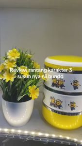 KARAKTER RANTANG BEKAL ANAK SUSUN 3 / LUNCH BOX / TEMPAT MAKAN