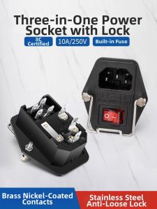 kuicc | 3-in-1 Power Socket with Detachable Safety Fusible Plug