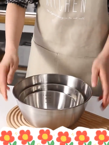 Korean 304 Stainless Steel Mixing Bowl Baking Bowl Noodle Bowl Egg Bowl Fruit Bowls Kitchen