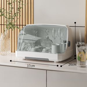 Creative Trendy Cup Holder Desktop Cup Storage Rack Dustproof Water Cup Drainage Tray Glass Cup Tray Drying Cup Organizer