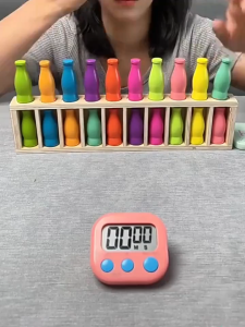 Bottle Guessing Memory Game Color Memory Beverage Match Game Exercise Brain