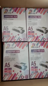 EMI FILE A5 Laminating Film / Laminate Film / Plastik Laminate A4 100 Micron 100 Sheets