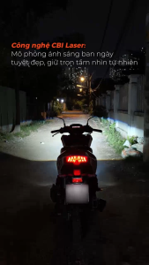 Bi cầu Led Driving CBI Laser OSRAM LEDPES108-BK LHD