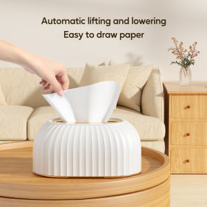 Luxury Tissue Box Desktop Tissue Organizer Shell Tissue Container Case Paper Holder Napkin Holder Household Storage Box