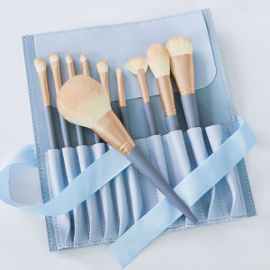 10 Blue Bridge Cosmetic Brush Set Super Soft Brush Set Newcomer Brush Foundation Loose Powder Eye Shadow Brush