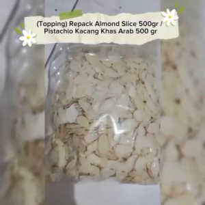 ( 1 PACK ) Topping REPACK BLUE DIAMOND ALMOND SLICE / PISTACHIO KACANG ARAB 500G 500 GR