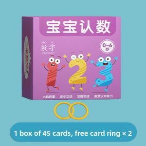 1-100 Number Cards Early Education Training Tools Baby Pre-School Knowledge Flashcards Learning Stickers Cognitive Enlightenment