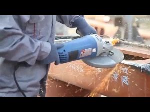 DongCheng 7" 2020W High Power Angle Grinder Polishing Machine Mesin Pencanai Potong Besi 180mm (DSM180A) Handle 1x