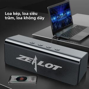 Loa Bluetooth Di Động Ngoài Trời Zealot S31 Loa Siêu Trầm Không Dây TWS Pin 1800mAh Âm Thanh Nổi Sống Động Bass Mạnh Mẽ Chống Nước Bluetooth 5.3