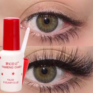 Strong False Eyelash Glue Long Lasting False Lash Adhesive Natural Fit Eyelash Extension Quick Drying Eyelashes Glue Set Free tweezers