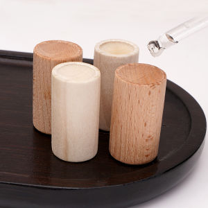 Aroma Wood Diffuser Essential Oil Diffuser for Aromatherapy Cylinder Beech Wooden Diffuser Aroma for Office Home Yoga SPA精油扩香木