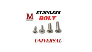 STAINLESS BOLT / BODY BOLT / SCREW BOLT/ ALLEN BOLT UNIVERSAL MOTORCYCLE PARTS MODEL SOLD AS (5PCS)