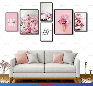 [Mẫu mới]Tranh treo tường dán tường decor hiện đại trang trí phòng khách đẹp giá rẻ chỉ cần dán không cần khoan tường.