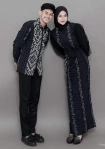 ELZIO FASHION TENUN NEW PADMA BLACK COUPLE