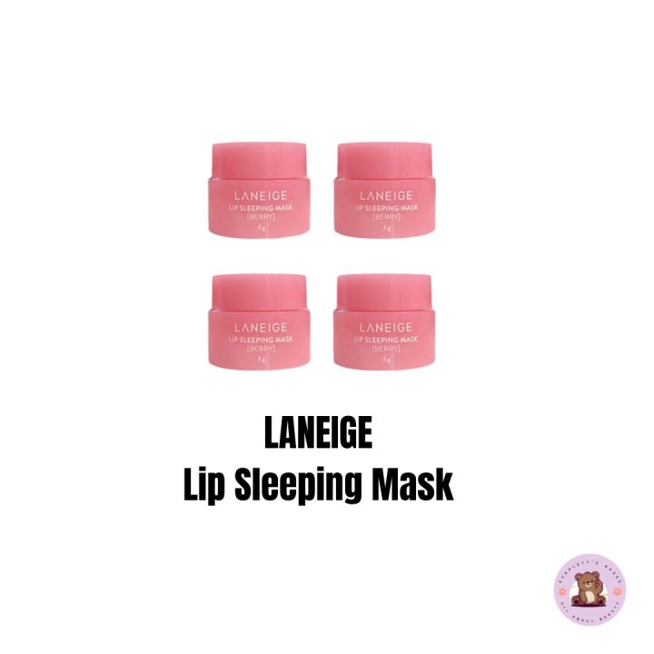 Laneige Lip Sleeping Mask Berry Pink 3gm Special Care Mini Small Lazada 7994