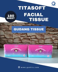Tisu wajah TITA soft 150 sheet 2 ply - tisu halus lembut DIJAMIN