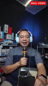 Mic Wireless Murah Mic Karaoke Suara Jernih Wireless Profesional Microphone mic tanpa kabel ADVANCE 103 PRO - Mic / Mik Tanpa Kabel Microphone Wireless MIC Bisa Di Cas USB Tipe C