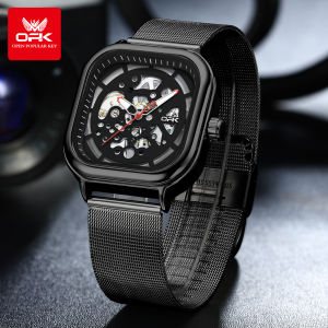 OPK Watch For Nans Original Branded Waterproof 2024 New Style Fashion Luxurious Stainless Steel Luminous Automatic Mechanical Watch With Free Box