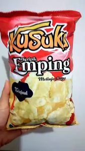 2 PICIS TERMURAH ORIGINAL KERIPIK EMPING  KUSUKA 40 GRAM