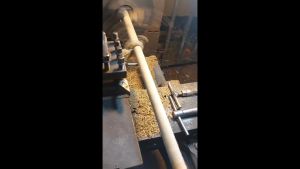 ไม้สักกลม ไม้สักทองแบบกลม ไม้กลึงกลม ขนาด14 - 20 มิล ยาว 50 เซน