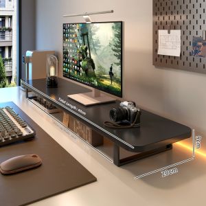 XUNHUAI | Desktop Monitor Elevating Shelf Computer Desk Keyboard Organizer