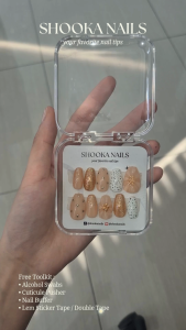 Shooka Press On Nails Kuku Palsu - Summer 3D Free Toolkit