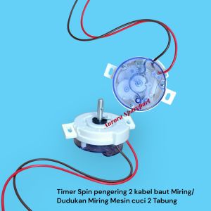 Timer Spin pengering 2 kabel baut miring/Dudukan baut miring Universal mesin cuci 2 Tabung