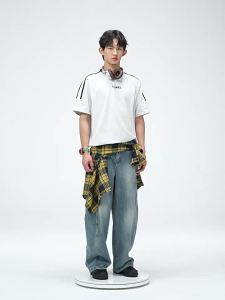CAMEL | Vintage American Cotton Men Tshirt Spring/Summer Loose Fit