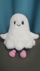 Cute Ghost Plush Toy Kawaii Collectible Gift for Kids Halloween Gift Home Decor Halloween Party Gift Home Decor