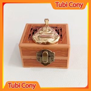 Mặt Dây Chuyền Phật Di Lạc Tubi Cony Bằng Inox Màu Vàng M4924-121-DX1  - Phủ Nano sáng bóng và chống trầy oxy hóa