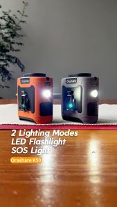 LAZM 10000mAh Multifunctional waist fan portable rechargeable Adjustable Hanging Neck Fan Strong Wind With Powerbank and LED Light Up to 40H Cooling Suitable for Outdoor Camping Trip