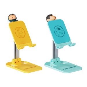 100% Authentic Crayon Shinchan Phone Holder Foldable Phone Stand Desktop Multi-angle Rotatable Adjustment RPH1002