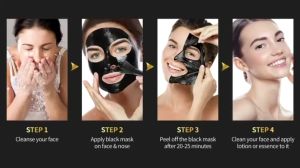 Bamboo Charcoal Blackhead Remover Mask 120g Shrink Pores Oil-Control Deep Cleansing Skin Care Mask
