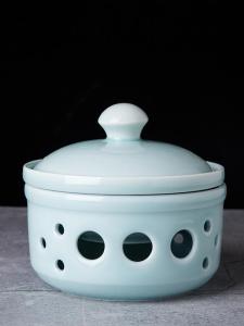 ชามแกงจีนแบบถ้วยเล็กพร้อมฝาปิด อบไวนิล เครื่องมือทำอาหารดั้งเดิม อุปกรณ์ทำอาหาร ชามแกงจีน ชามแกงจีนแบบต้ม ชามแกงจีนแบบต้ม