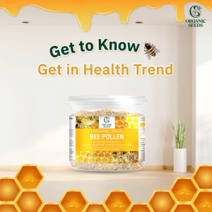 Organic Seeds 100% Pure Bee Pollen Granules Natural Superfood (150g)