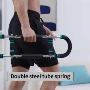 เทรนเนอร์แขนปรับได้ อุปกรณ์ฝึกแรงแขน Uรูปทรง-ปรับระดับได้ ออกกำลังกายเต็มรูปแบบ บาร์แรงต้านปรับระดับได้ 3 ระดับ Power Twister สำหรับออกกำลังกายที่บ้าน