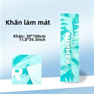 Khăn Làm Mát In Hình 30x100cm Nhanh Khô Thấm Hút Mồ Hôi Dùng Làm Khăn Quàng Cổ Khăn Che Mặt Khi Chạy Bộ Đi Xe Máy Chống Bụi 100% Polyester