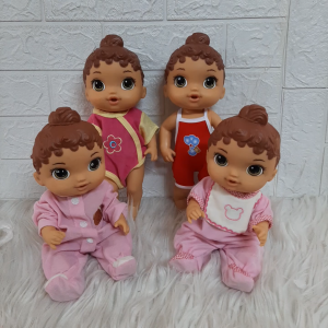 Búp Bê Tương Tác Có Âm Thanh Cho Bé: Baby Alive Baby Lil Sounds Brown Hair Baby Doll (Hàng HiệuTồn Kho) PVN4221