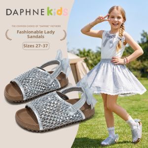 Daphne | Breathable Mesh Rhinestone Open Toe Sandals