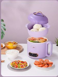 Ceramic Glaze Liner Rice Cooker Multi-Functional For Home Smart Reservation Porridge Rice Cooking 2-3 People Soup Non-Stick Pan